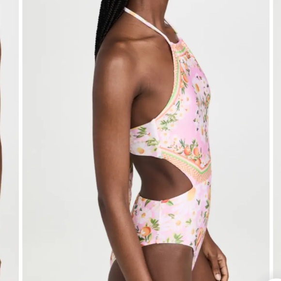 {Farm Rio} Brand New Tangerine Dream One Piece - Picture 5 of 6